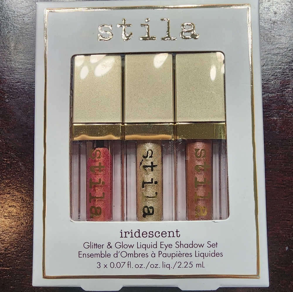 Stila Glitter and Glow Iridescent eye shadow ser